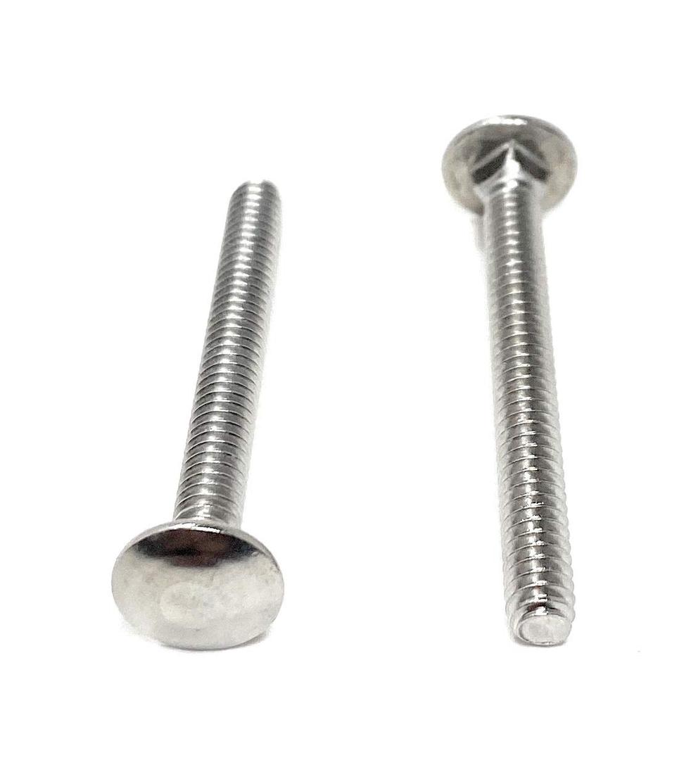 10-24x1-3/4 Carriage Bolts Stainless Steel 18-8 (25 Pieces)