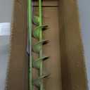 SYITCUN Auger Drill Bit for Planting - 4"X16" Heavy-Duty Auger Post Hole Digger for Fence - 3/8" Hex Drive Drill