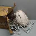 Extra Large Kids Play Tent with Flags & Star Lights, Portable & Foldable Teepee, Boys & Girls, Indoor Outdoor Dome Tent Playhouse, 59x39x59 in, Cream