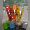 Brite Concepts Set of 6Colorful Magnetic Multi-Clips to Hang Documents or Close Bags #16499, 1 Pack of 6 Clips