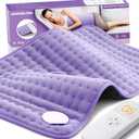 Heating Pad for Back Pain Cramps Relief - Electric Heating Pad for Neck/Shoulder/Muscle Pain - 6 Heat Settings, Auto Off, Moist Heat Options, Machine Washable, Mothers Day Gifts for Mom, Women - XL (12"x24")