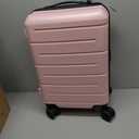 KYME Carry On Luggage 22x14x9 Airline Approved Expandable Hardshell 20 Inch Suitcase with TSA Lock Carry On Suitcase with Wheels Small Travel Rolling Luggage with Cup Holder for Women