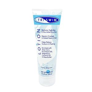 TRISWIM Swim Lotion 8.5oz | Neutralizes Chlorine, Bromine & Saltwater Odors | Hydrates & Soothes Dry Skin | Enriched with Aloe, Shea Butter & Coconut Oil | Zen Grapefruit Scent