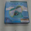 Free Swimming Baby Inflatable Baby Swim Float with Sun Canopy Size Improved Infant Pool Floaties Swimming Pool Toys for The Age of 3-36 Months(Blue, Small)