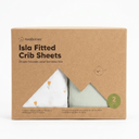 KeaBabies 2Pack Baby Crib Sheets for Boys, Girls  52x28 Viscose Derived from Bamboo Toddler Bed Sheets Neutral, Fitted Crib Mattress Cover for Standard Baby Bedding, Soft & Cozy (Wildflowers)