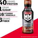 Muscle Milk Pro Advanced Nutrition Protein Shake, Knockout Chocolate, 14 Fl Oz Bottle, 12 Pack, 40g Protein, 1g Sugar, 16 Vitamins & Minerals, 6g Fiber, Workout Recovery, (EXP 03/07/26)