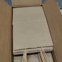 METRONIC Paper Gift Bags 5.25x3.75x8 50Pcs, Christmas Gift Wrap Bags with Handles, Brown Kraft Paper Bag for Small Business, Bulk Party Favors Bag for Birthday, Shopping, Retail, Made in USA