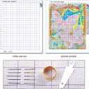 Foxdiviy Stamped Cross Stitch Kits for Beginners Full Range of Cross Stitching 11 CT Printed Cross Stitch Kits for Adults Cross Stitch Patterns Needlepoint Kits-Van Gogh's Tree 16x20 inch