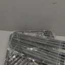 4 Tier Floor Standing Corner Shower Caddy Organizer Shelf with Hooks, Bathroom Shelves Stand Rack, Black