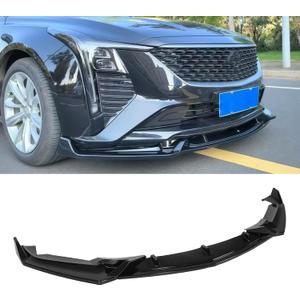 3pcs Front Bumper Lip for Cadillac CT5 2020-2024 Front Spoiler Splitter