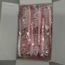 Bridesmaid Proposal Gifts 8pcs Mini Travel Brush bachelorette party accessories Cute hair Brush for Wedding Party Favors for Wedding Party Favors (White&Pink, 12pcs)