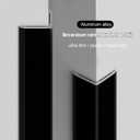 10 Pack Black Aluminum Corner Guards, 0.6 x 0.6 x 48 InchWall Corner Protector Trim, 90° Angle Metal Edge Guard for Drywall, Tile, Cabinet and Furniture Corners