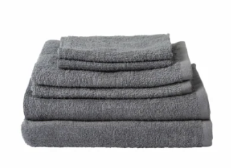 Smart way 3Pk Towel Set - Grey