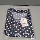 OIDUICOULD Womens Plus Size Tops Short Sleeve Shirts V Neck Casual Soft Blouse Navy Polka Dot 3X (Blue, XXXL)
