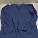 QACOHU Fall Dresses for Women 2026 Casual V Neck Long Sleeves Flowy Mini Tunic Dress, M