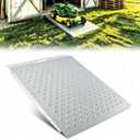 36" x 24" Heavy Duty Shed Ramp for Riding Mower, 1100 lbs Capacity Lawn Tractor Loading Ramp, Anti-Slip Metal Ramp for ATV, Motorcycle, Snow Blower & Garden Equipment, 1PC