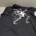 Skeleton Playing Guitar Music Gifts for Men Women Rock Band T-Shirt, S