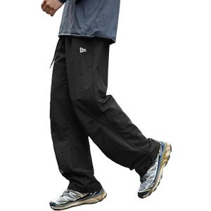 Mens's Baggy Cargo Pants Casual Parachute Pants Loose Fit Hip Hop Harme Lightweight Water Resistant Pants with Pockets (Medium)