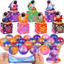 28 Pack Kids Valentines Day Gifts for School Galaxy Slime with Valentines Day Cards Space Gift Boxes, Valentine for Kids Classroom Valentines for Class Exchange Gifts Prizes Favors Favors for Boy Girl