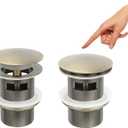 Bronze Freestanding Bathtub Drain Stopper, Compatible with Drain Rough-in Kit
