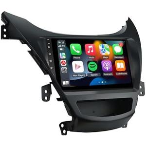 for 2011 2012 2013 Hyundai-Elantra-Radio,with Wireless Carplay&Android Auto,2G RAM 32G ROM,1280x720 HD Touch Screen,Bluetooth USB FM RDS EZoneTronics