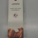 AIMIKE Round Hair Brush, Nano Thermal Ceramic & Ionic Tech, 2.1 Inch Barrel with Boar Bristles for Enhanced Texture, Golden, Hair Drying, Styling, Curling and Shine + 4 Free Clips