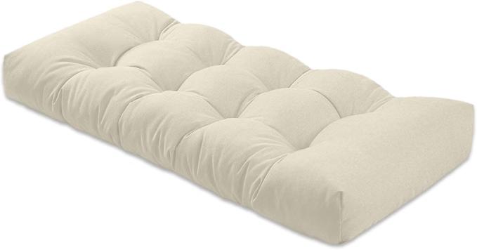 Bench Cushion 59x16x4 Inch, Indoor Outdoor Non-Slip Waterproof Linen