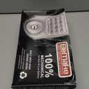 Megaflint Keyless Entry Door Lock Deadbolt Keypad Mechanical Stainless Steel (Pass Code or Key) 100% Mechanical, No Electronic (Silvery2)