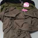 Oakgarden 3 Pack Women's Long Sleeve Tops, Sweetheart Neck Knit Basic Shirts Slim Fit Casual Fall Going Out Tee Size XXL