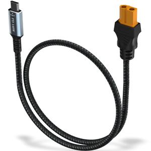 Type C to XT60 Adapter Cable, USB C Male to XT60 Female PD 140W Charging Support for Tool-kitrc M7 M6 M6D M8S Charger 3.3FT