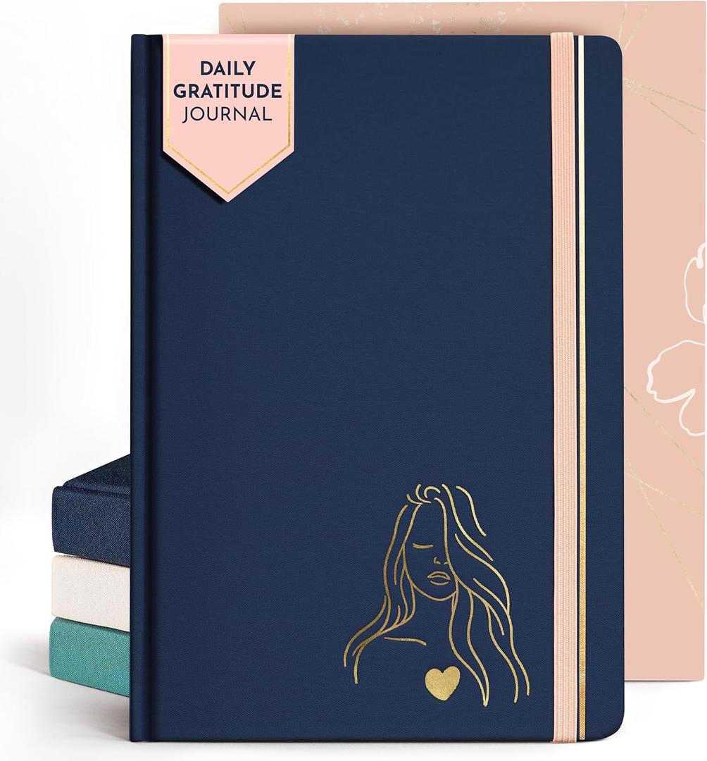 RYVE Daily Journal for Women  6-Month Guided Gratitude Journal with Prompts, Affirmations, Mindfulness, Self-Reflection & Self-Care