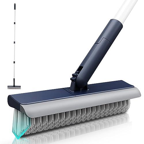 BOOMJOY Grout Brush with Long Handle, Grout Cleaner Brush for Tile Floors, Shower, Bathroom