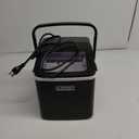 ICEMAN Dual-Size Ice Maker Countertop - Portable Ice Machine, Large and Small Ice Machine Maker with Self Cleaning, 9 Cubes in 7 Mins, 22lbs/24hrs, for Home, Kitchen, Office, Party, Ice Scoop Included