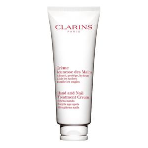 Clarins Hand and Nail Treatment Cream | Award-Winning | Softens, Nourishes and Shields Skin | Strengthens Nails and Conditions Cuticles | Natural Plant Extracts, Including Shea Butter