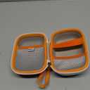 Case for Yoto Mini (2024 Edition) Kids Player, Hold Up to 30 Cards Shockproof Protective Travel Storage Bag with Handle, for Girls Boys-Vitality Orange