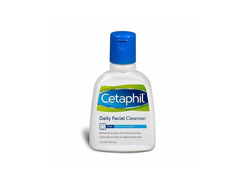Cetaphil Face Wash, Hydrating Gentle Skin Cleanser for Dry to Normal Sensitive Skin, 4 oz 1Pack, Fragrance Free, Soap Free and Non-Foaming