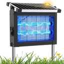 Solar Bug Zapper Outdoor, Mosquito Zapper 4500V Cordless Waterproof
Auto On/Off, Portable Type-C & Solar Powered Bug Zapper, Electric Mosquito Trap Fly Zapper Killer for Patio Backyard Camping