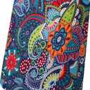 hyha Printed Couch Cushion Covers, Floral Sofa Covers Washable for Cushion Couch, Stretch Pattern Outdoor Cushion Covers for Patio Furniture with Elastic Bottom(Small, Paisley)