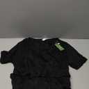 Sosolism Women's Maternity Nursing Shirts for Breastfeeding Tops (XX-Large, Black)