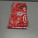 3 pack OHOME Graduation Party Decorations 2025 - Plastic Red Tablecloth for Graduation Decorations Class of 2025 - Party Favors Supplies Banner,54" X 108" (Red and Black)