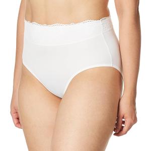 Bali Women's Brief Underwear, Passion For Comfort Women's Panties, Seamless Brief Underwear for Women (X-Large, White)