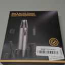 AREYZIN Nose Hair Trimmer for Men Rechargeable 4-in-1 Versatile Nose Trimmer Professional Painless Hair Trimmer for Ear Beard Facial Pubic Trimmer for Men, Wet or Dry Use, Dual Edge Blades