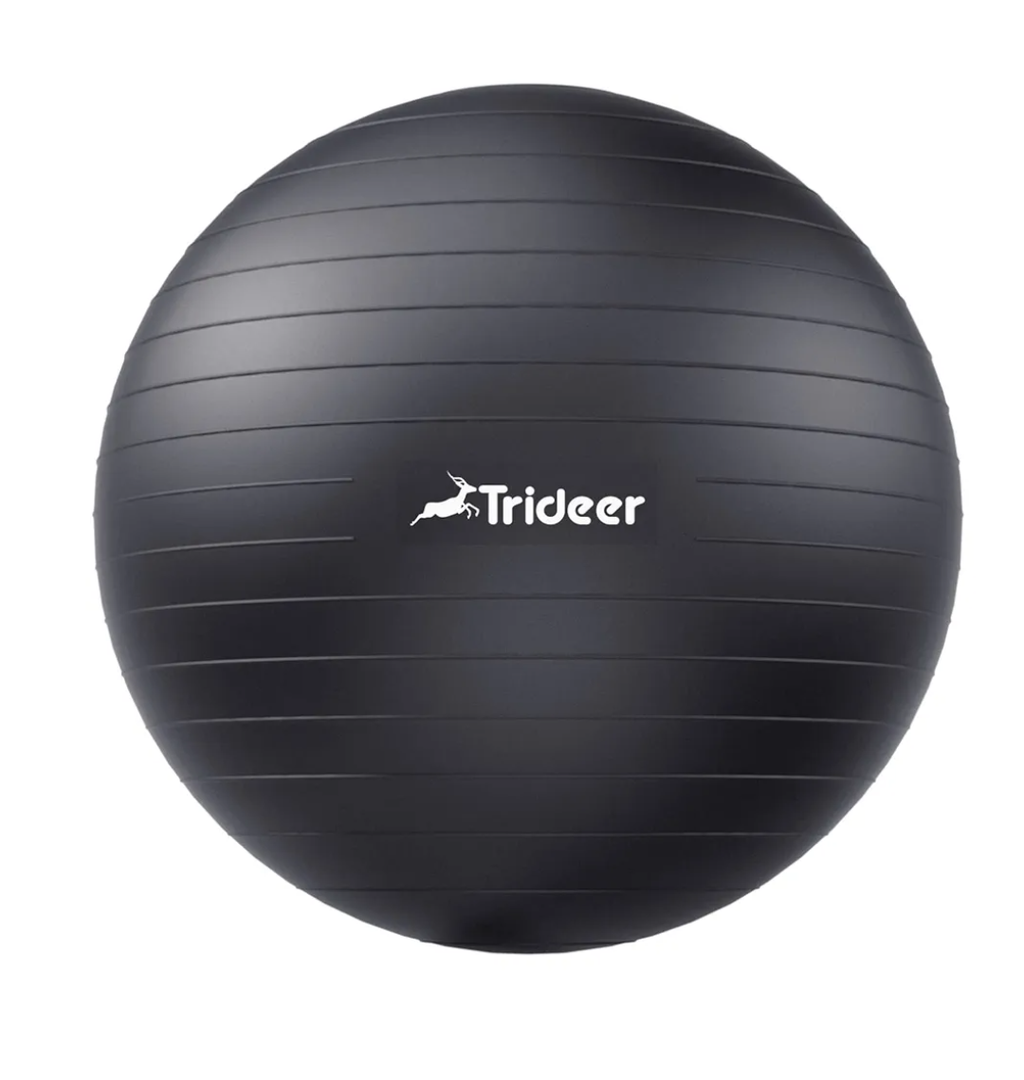 Trideer Extra Thick Yoga Ball Exercise Ball, Gym Ball, Heavy Duty Ball Chair for Balance, Stability, Pregnancy, Quick Pump Included