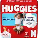 Huggies Size Newborn Diapers, Little Snugglers Baby Diapers, Size Newborn (up to 10 lbs), 31 Count