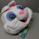 Easter Bunny Mascot Costume Blue Vest Unisex Deluxe Rabbit Costume Party Adult Size Fancy Dress