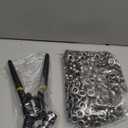 Grommet Tool Kit, 3/8 inch Handheld Eyelet Kit Manual Grommet Press Machine with 500 pcs 10 mm Grommets