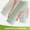 UpgradedExllena Small Insulated Water Bottle 12 oz/350ml Mini Insulated Water Bottle for Hot & Cold Drinks, Perfect Small Water Bottle for Travel, Purse, (Sage Green)
