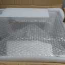 ONELUX 1626 Acrylic Bedside nightstand with Additional Shelf,Lucite Occasional Sofa Tables, Clear