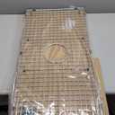 Serene Valley Sink Bottom Grid 29-1/2" X 15-9/16", Centered Drain with Corner Radius 3/8", Sink Protector NDG3016C