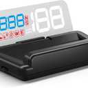 Wiiyii Universal Car HUD Head Up Display T900, with Satellite Clock, Single Driving Time and Single Driving Distance, Work for All Vehicles